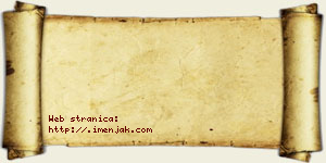 Isak Jovičić vizit kartica